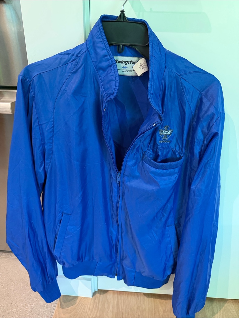 Men's Lightweight Royal Blue Zip-Front Swingster Jacket